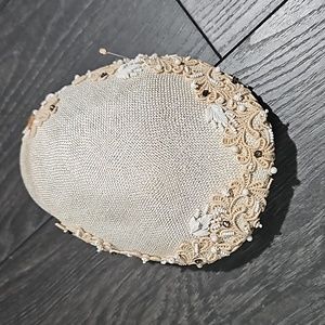 Vintage 1940s depinna salon hat with embellishments